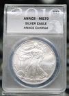 2010 American Silver Eagle - ANACS Graded MS70 !!