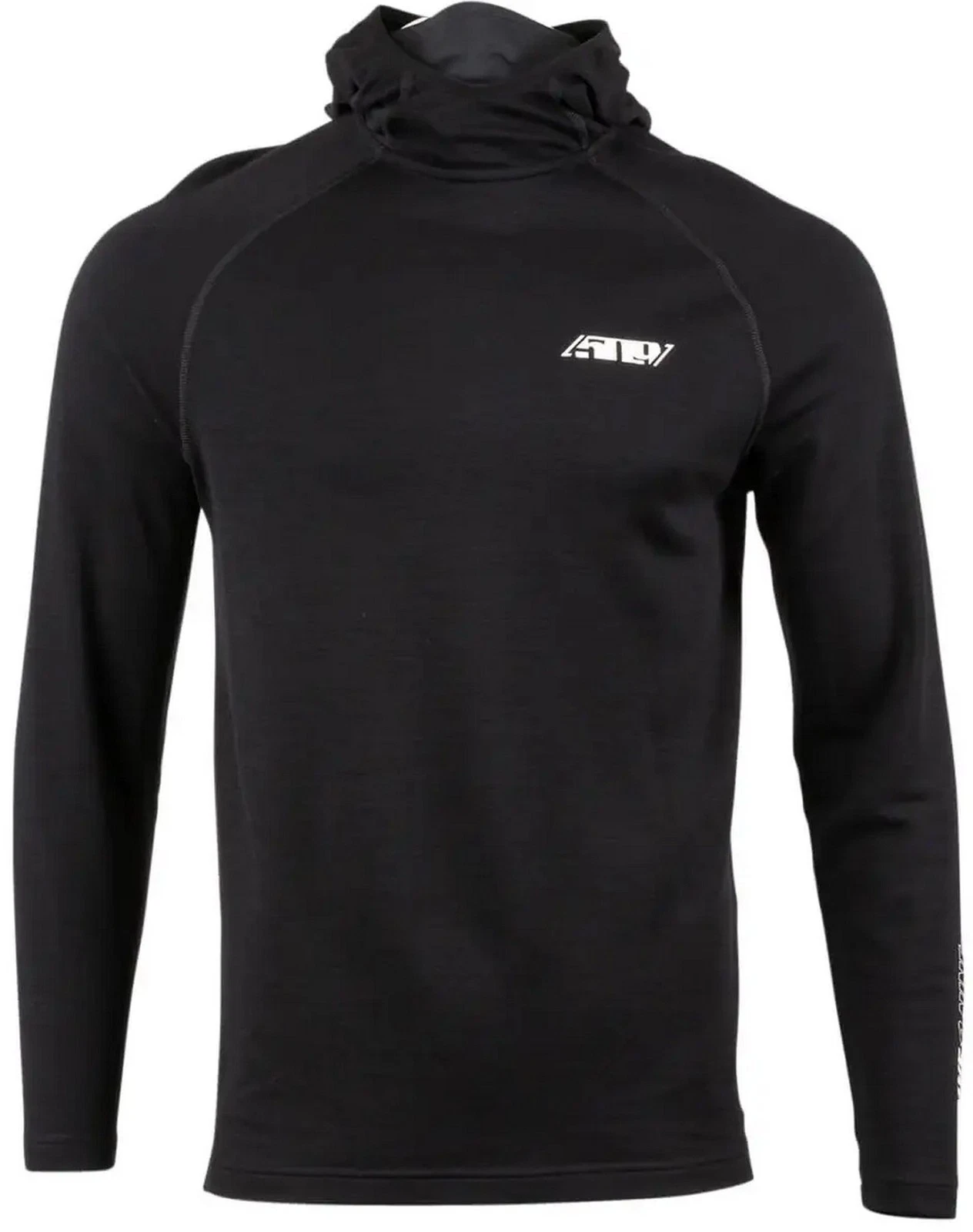 509 FZN Merino Mens Base Layer Hoody Black (2021) SM