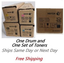 SET 5 NEW GENUINE XEROX TONERS  DRUM 7500 7800 7900 series READ ENTIRE LISTING