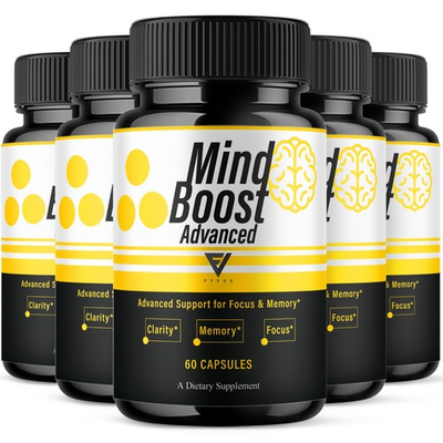 #ad #ad 5 Pack Mind Boost Advanced Premium Nootropic Pills Mind Boost 300 Capsules $59.95