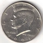 1991-P Philadelphia Circulated Copper-Nickel Clad Copper Strike 50C!