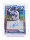 JARON ELKINS 2024 BOWMAN CHROME PROSPECTS AUTOGRAPHS REFRACTOR 1ST /499 Q3413