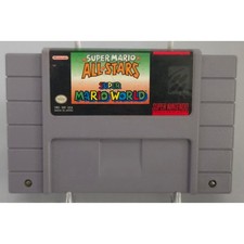 Nintendo SNS-006 Super Mario All-Stars + Super Mario World SNES Game Cartridge