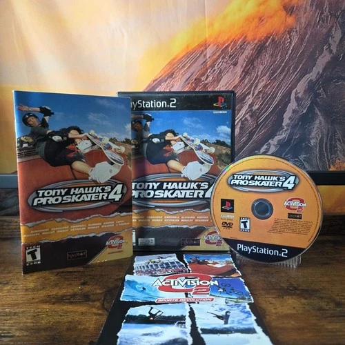 Tony Hawk Pro Skater 4 - PlayStation 2 PS2 CIB w/Reg and Insert THPS -Tested