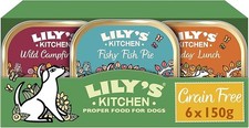 Lily's Kitchen Wet Dog Food -  Multipack, 6 x 150g Trays for Adult Dogs