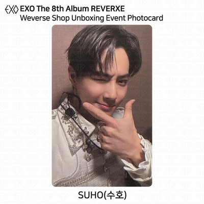 EXO 8th Album REVERXE WeverseShop Unboxing Event Photocard | eBay