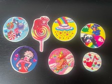 LISA FRANK STICKER VINTAGE Lot of 7 Panda, Bear, bear, rainbows