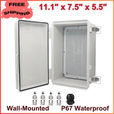 Outdoor Waterproof Electrical Box Junction Box Weatherproof IP67 ABS Plastic New