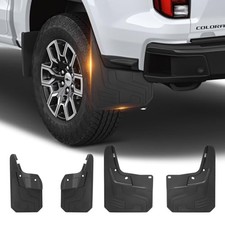 4 Pack Truck Mud Flaps Suitable For Chevrolet Colorado 202326 With Splash Guard