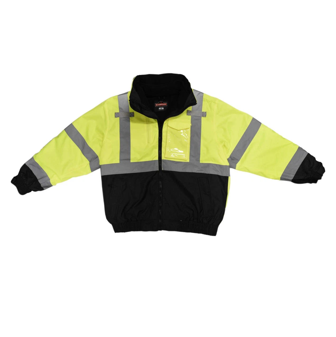 High Vis Deluxe Bomber Jacket w/Removable Fleece Jacket, Medium, Radians SJ210B image 5