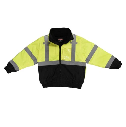 High Vis Deluxe Bomber Jacket w/Removable Fleece Jacket, Medium, Radians SJ210B image 5