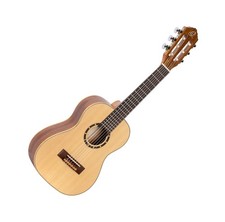 Stylische akustik-Konzertgitarre in 1/4 Größe von Ortega in Natur inkl. Tasche