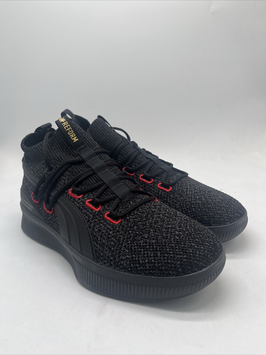 PUMA x Meek Mill Clyde Court Reform Black Shoes 192892-01