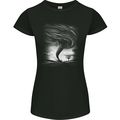 A Tornado Storm Chaser Extreme Weather Womens Petite Cut T-Shirt