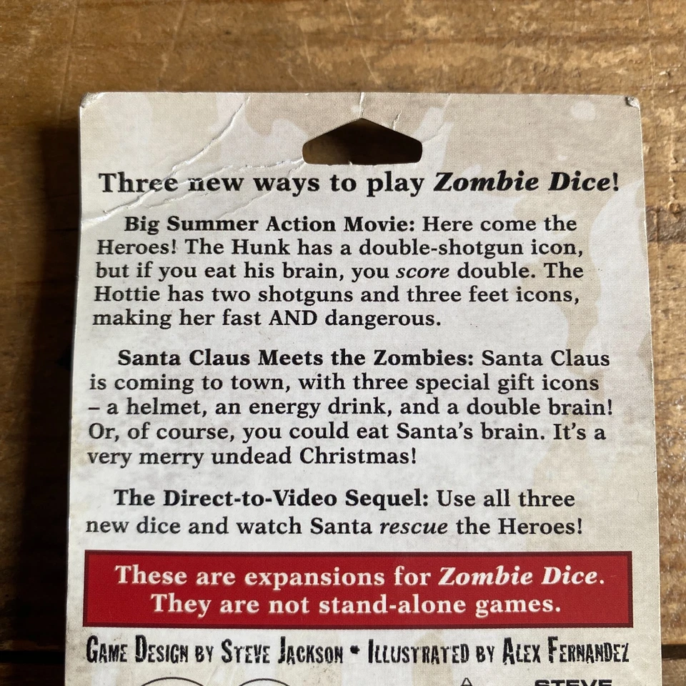 Zombie Dice 2 Double Feature Expansion - Steve Jackson Games - New - Image 3 of 4