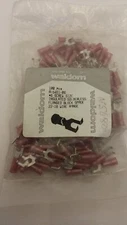 WALDON A-5461-06 INSULATED SOLDERLESS FLANGED BLOCK SPADE 22-18AWG (PACK OF 100)