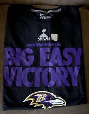 Baltimore Ravens super bowl champs, Big Easy Victory tm new in mens large 