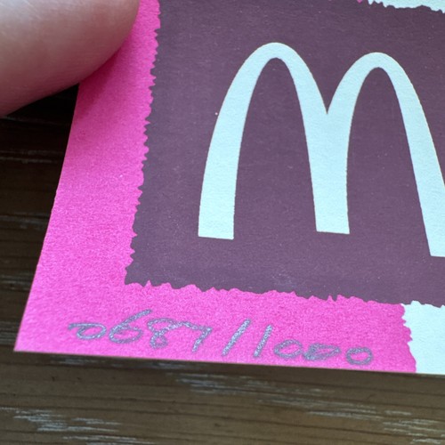 RARE 2017 McDonalds Signature Sauce Poster Delicious Design League 0687/1000 - Bild 3 von 19