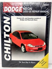 Dodge Neon 2000-2005 Chilton Total Car Care Repair Manual New Sealed