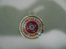 WINDOW DECAL STICKER APPROX 3 INCH ROUND UNITED STATES COAST GUARD