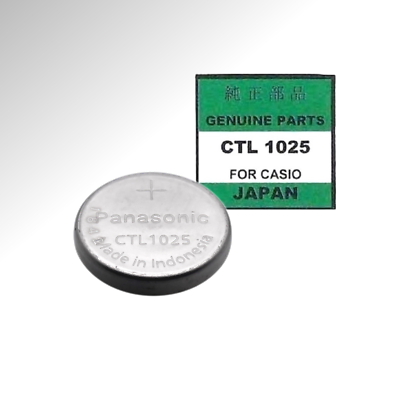 Batteria Solare Ricaricabile In Litio Casio Panasonic CTL 1025