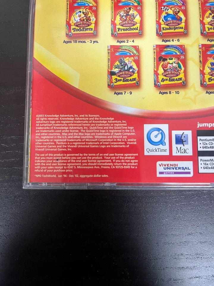 Jump Start Typing CD User's Guide 2003 - Image 2 of 3