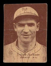 1931 W517 Travis Jackson (HOF) GD Baseball Card