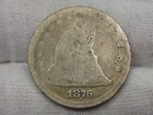 1876 Seated LIBERTY Quarter.  #8