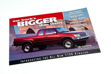 1995 Toyota T100 Xtracab Information Sheet Brochure