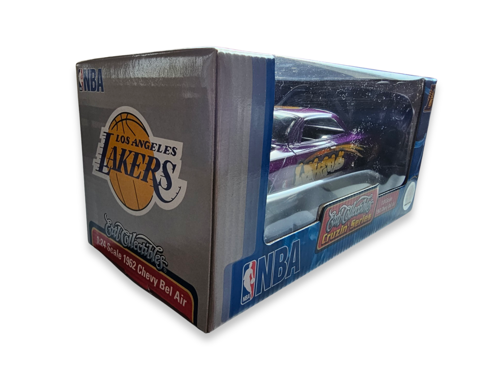 NBA Los Angeles Lakers 1962 Chevy Bel Air diecast modal car 124 scale