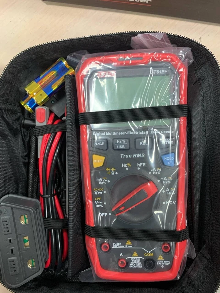 UT61E+ Profi Hand Multimeter Uni-T TrueRMS 1000V 20A 22000 Counts Bargraph 46 - Bild 3 von 4
