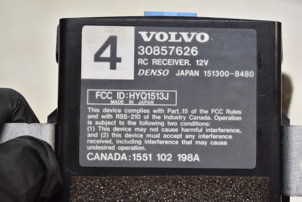 Volvo S40 2000-2004 receptor de alarma RC 30857626 unidad 00-04 Foto 2 de 4