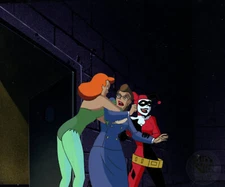 Batman Animated Series-Original Production Cel-Van Dorn/ Ivy/Harley Quinn- Trial