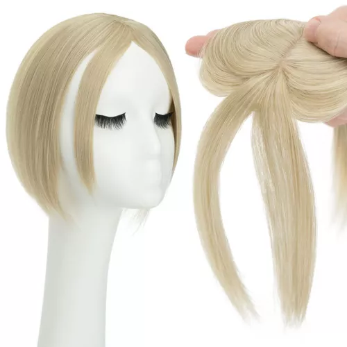 Topper Piece Clip In Natural Fake Hair Top Toupee Women Wigs Silk Hairpiece NEW - Picture 55 of 59