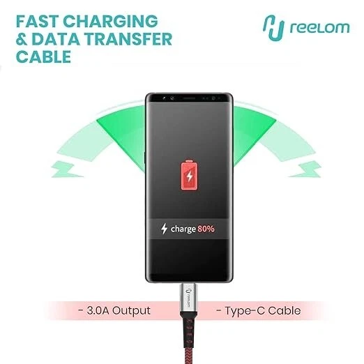 2 Pack Flexible 6 ft USB-C Charging Cable Fast Charging Durable Heavy Duty 5 - Image 4 of 4