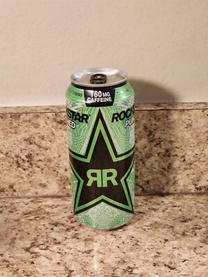 Rockstar Energy Punched Lime Freeze Full 16oz Can Thin Banner