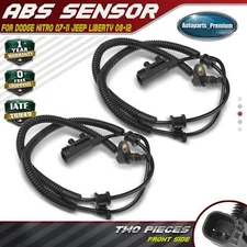 2pcs New Front ABS Wheel Speed Sensor for Dodge Nitro 07-11 Jeep Liberty 08-12