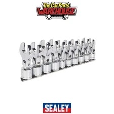 Sealey S01043 Siegen Flexible Crow's Foot Open-End Spanner Set 3/8"Sq Driv