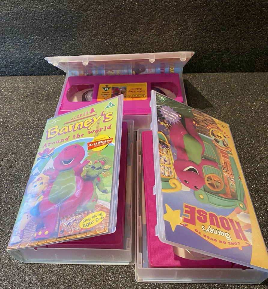 barney-vhs-video-bundle-x3-barneys-house-around-the-world-let-s-play