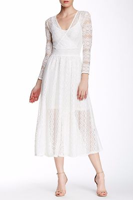 chinese dress ladies French Connection Cameron Dress in Summer White main image 1