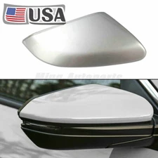 Silver Right Passenger Side Mirror Cap Cover For Honda Civic 2016-2020