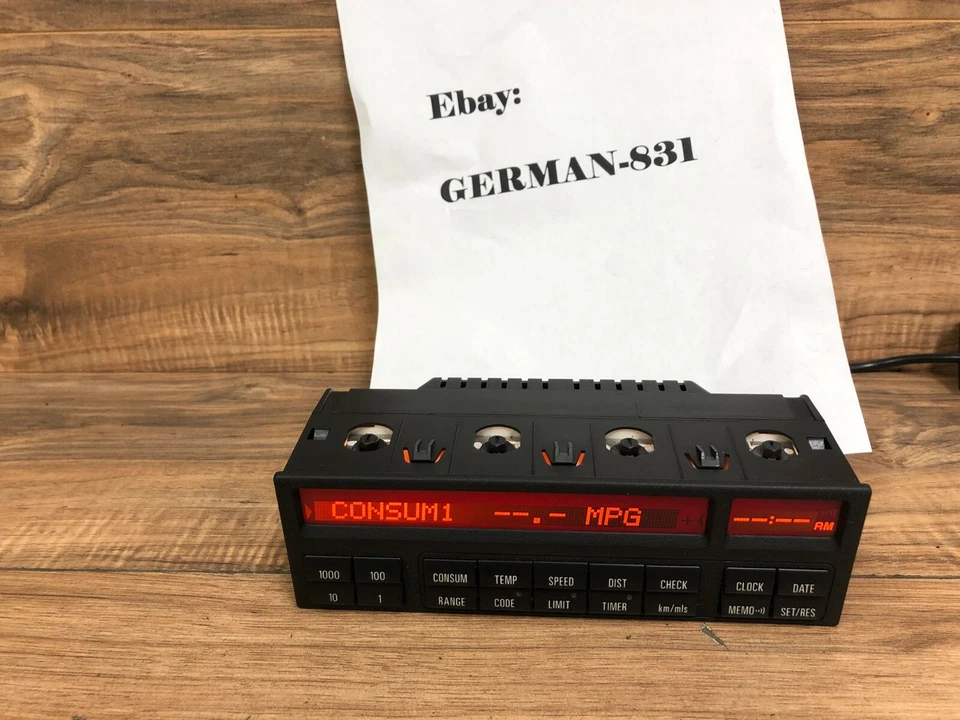 BMW OEM E36 318 325 328 M3 18 BOTONES A BORDO ORDENADOR COMPROBAR OBC PANTALLA 92-99 Foto 2 de 4