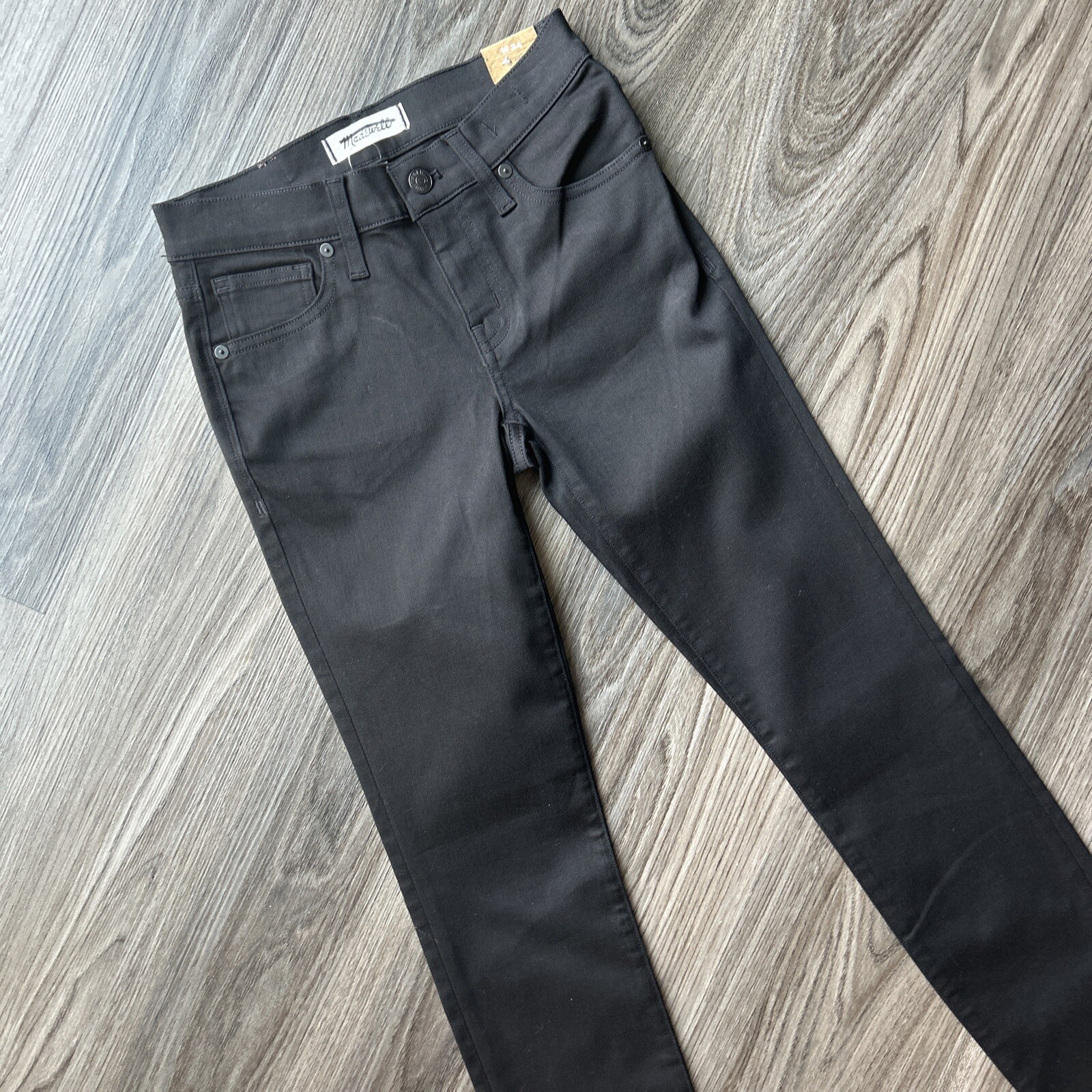 Madewell Black Skinny Jeans for Women Size 24 New G7683-image