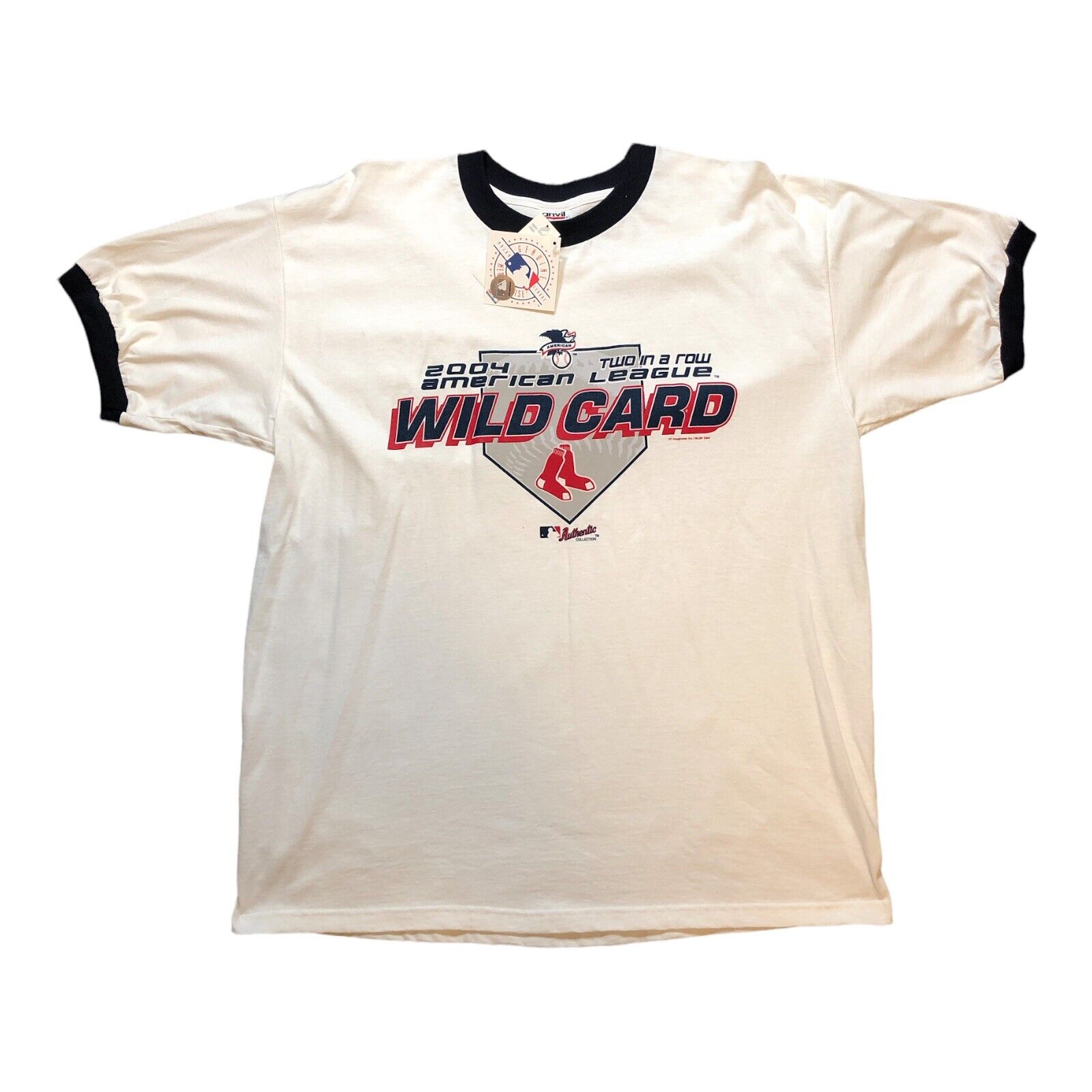 2004 American League Wild Card Boston Red Sox Shirt - High-Quality