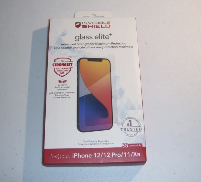 Invisible Shield Glass Elite+ Screen Cover for iPhone 12 / 12 Pro / 11