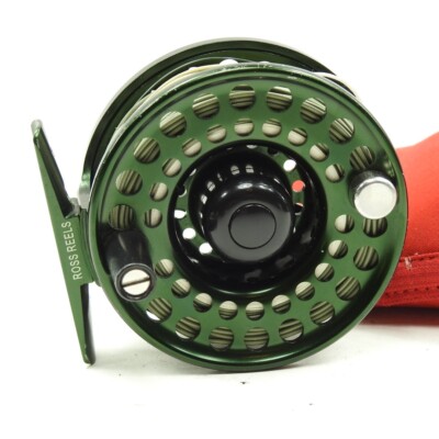Ross Evolution G 1.5 Fly Fishing Reel. Made in USA. W/ Simms Case