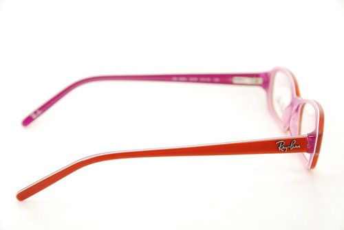 Raro Auténtico Ray Ban RB 5084 2216 51mm Rojo Rosa Monturas Gafas Italia - Imagen 6 de 12