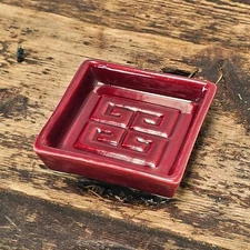 Mid-Century Modern Claire Lerner Studio Pottery Dish / Ashtray 1949