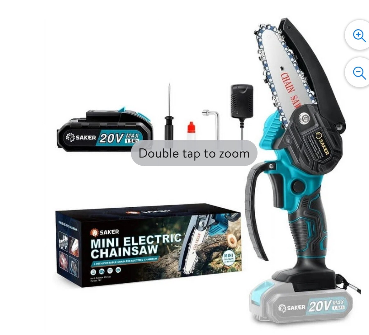 Saker Mini Chainsaw, Cordless Portable Electric Chainsaw, Hand Pruning Scissors