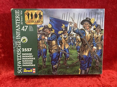 REVELL 1618-1648 Swedish Infantry 30 Years War 1:72 Scale 47 Figures